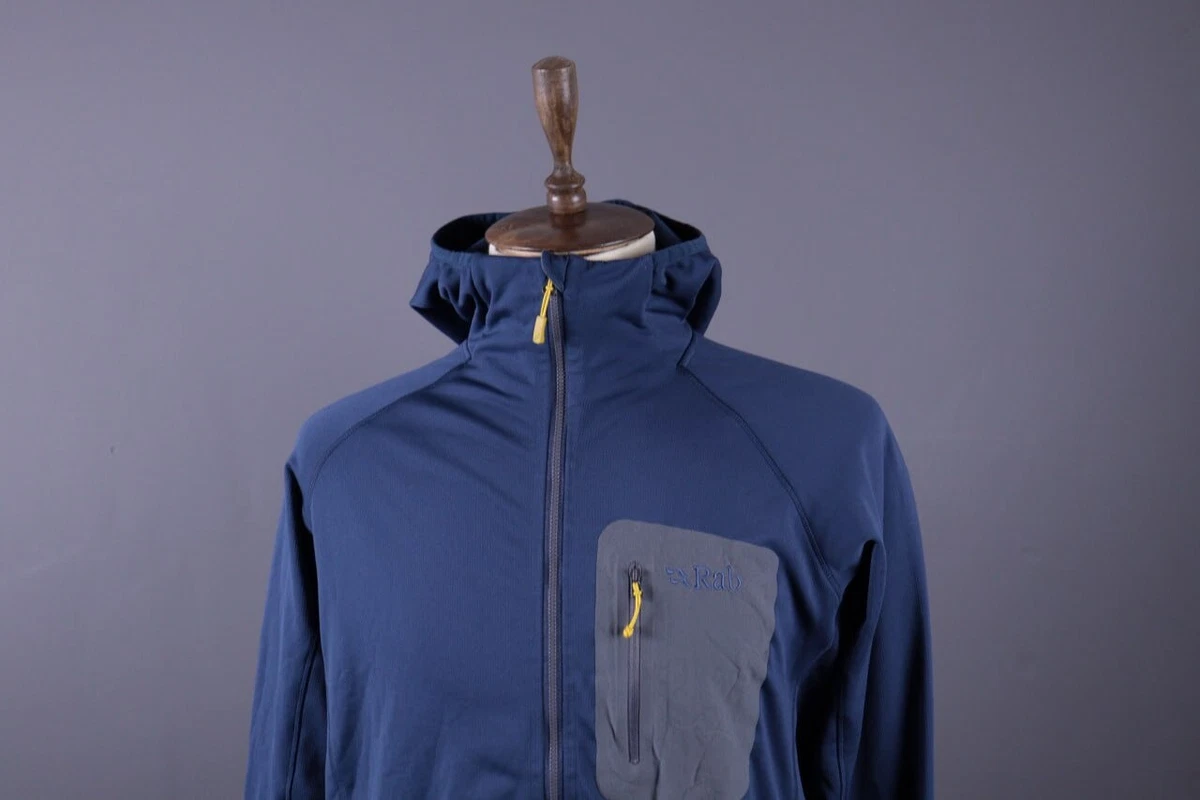 RAB Novak Hoodie Blue Full Zip Outdoor Fleece Jacket Size US XL / JNP XXL |  eBay