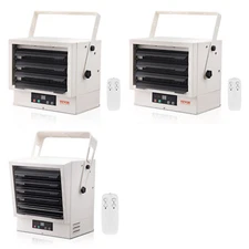 VEVOR Electric Garage Heater, 5000/7500/10000-Watt Digital with Remote Ceiling