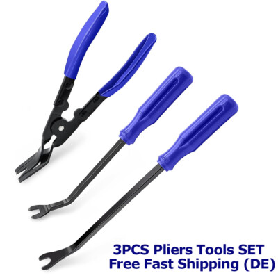 3PCS Auto Trim Clip Remover Tool Entfernung Zangen Verschluss Tür Panel Retainer