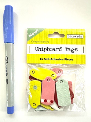 Chipboard Tags - Scrapbooking Stickers (NEW) Colorbok