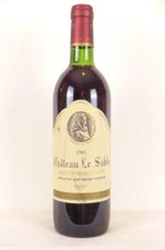  saint-émilion château le sable  rouge 1981 - bordeaux