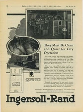 1926 Ingersoll Rand Co. Ad: J.F. Cogan Contracting Co. Route 78 NYC Subway Job