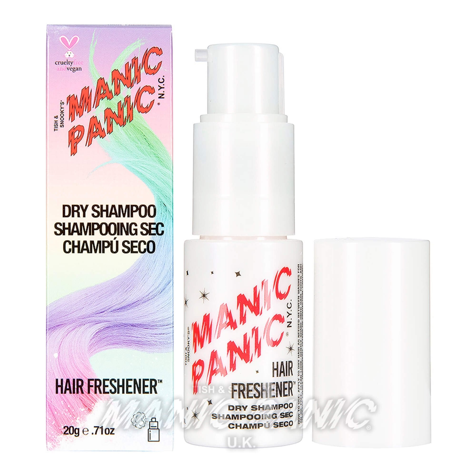 Manic Panic Hair Freshener - Dry Shampoo Powder 20g
