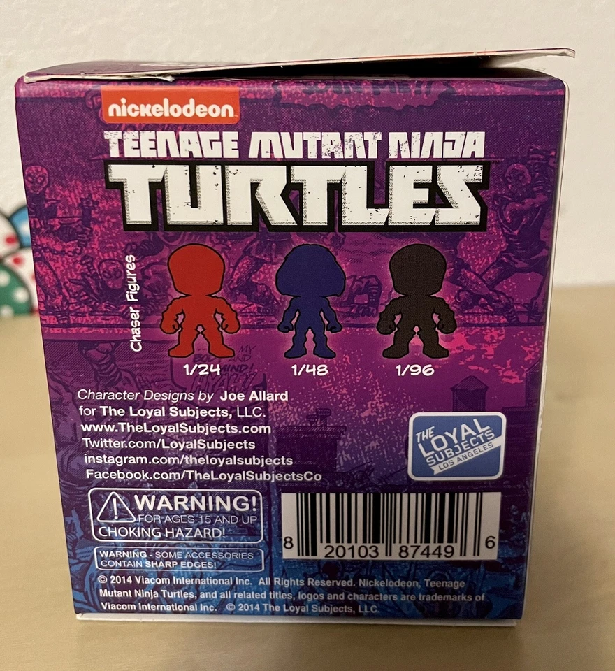 The Loyal Subjects Teenage Mutant Ninja Turtles Caja Ciega Onda 1 TMNT Vinilo Foto 2 de 4