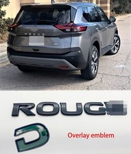 Gloss Black Overlay emblem Fit 2021 -2023 Nis...