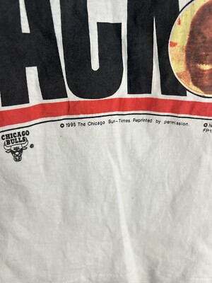 VINTAGE JORDAN I’M BACK Newspaper Tee Vintage Jordan I M Back Newspaper Tee | eBay