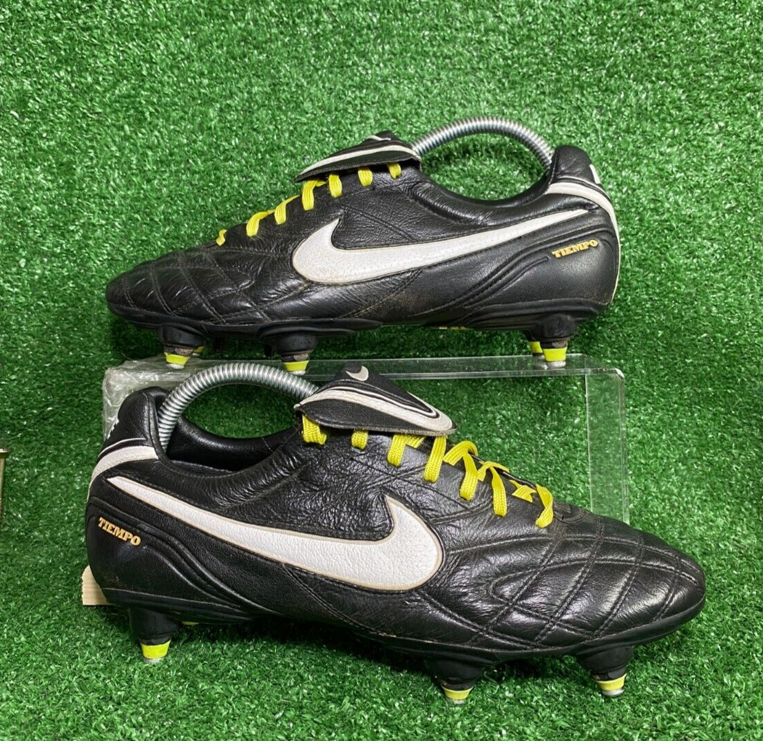 ELITE 2010 Nike Tiempo Mystic III Natural SG Leather R10 Ronaldinho 8 US — product photo 1 of 13