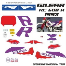 kit adesivi stickers compatibili GILERA Rc 600 r 1993