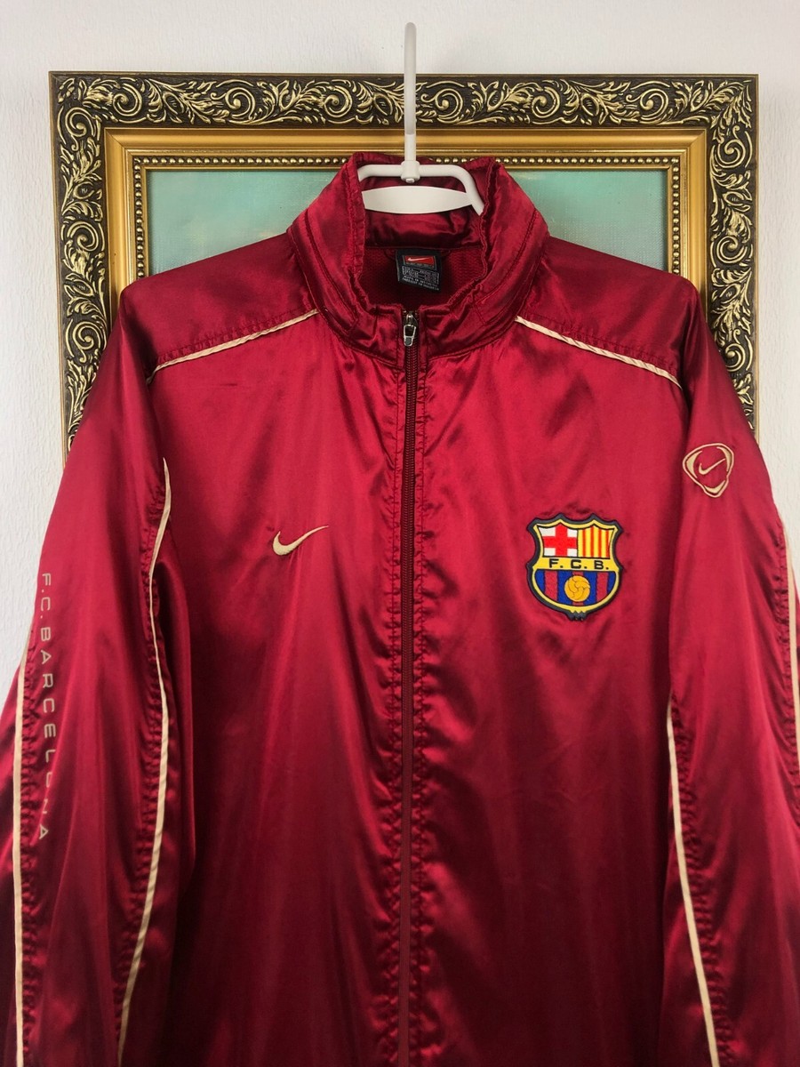 NIKE FC バルセロナ　トレーニング　フリース　スウェット　2001 02 Vintage 00s Navy Nike Barcelona 2001/02 Training Sweatshirt