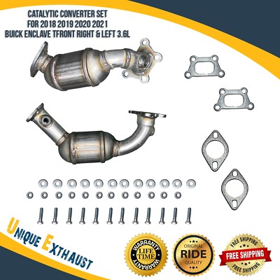Catalytic Converter Set for 2018-2021 Buick Enclave Front Right & Left 3.6L New