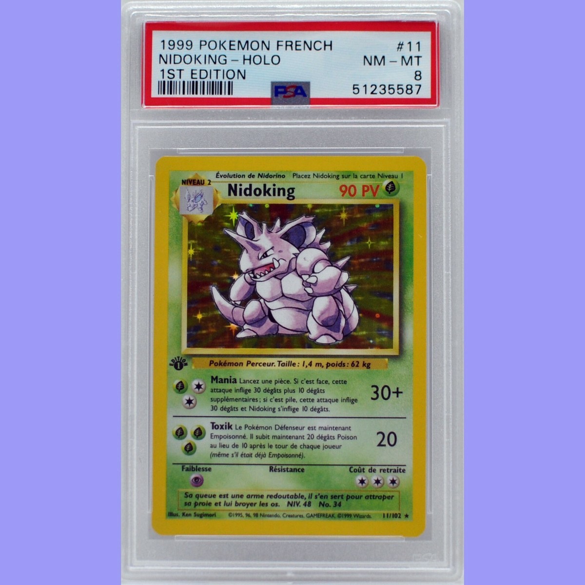 ポケモン - Nidoking ニドキング 1ED 1st Edition 11/102英語版 s-l400.jpg