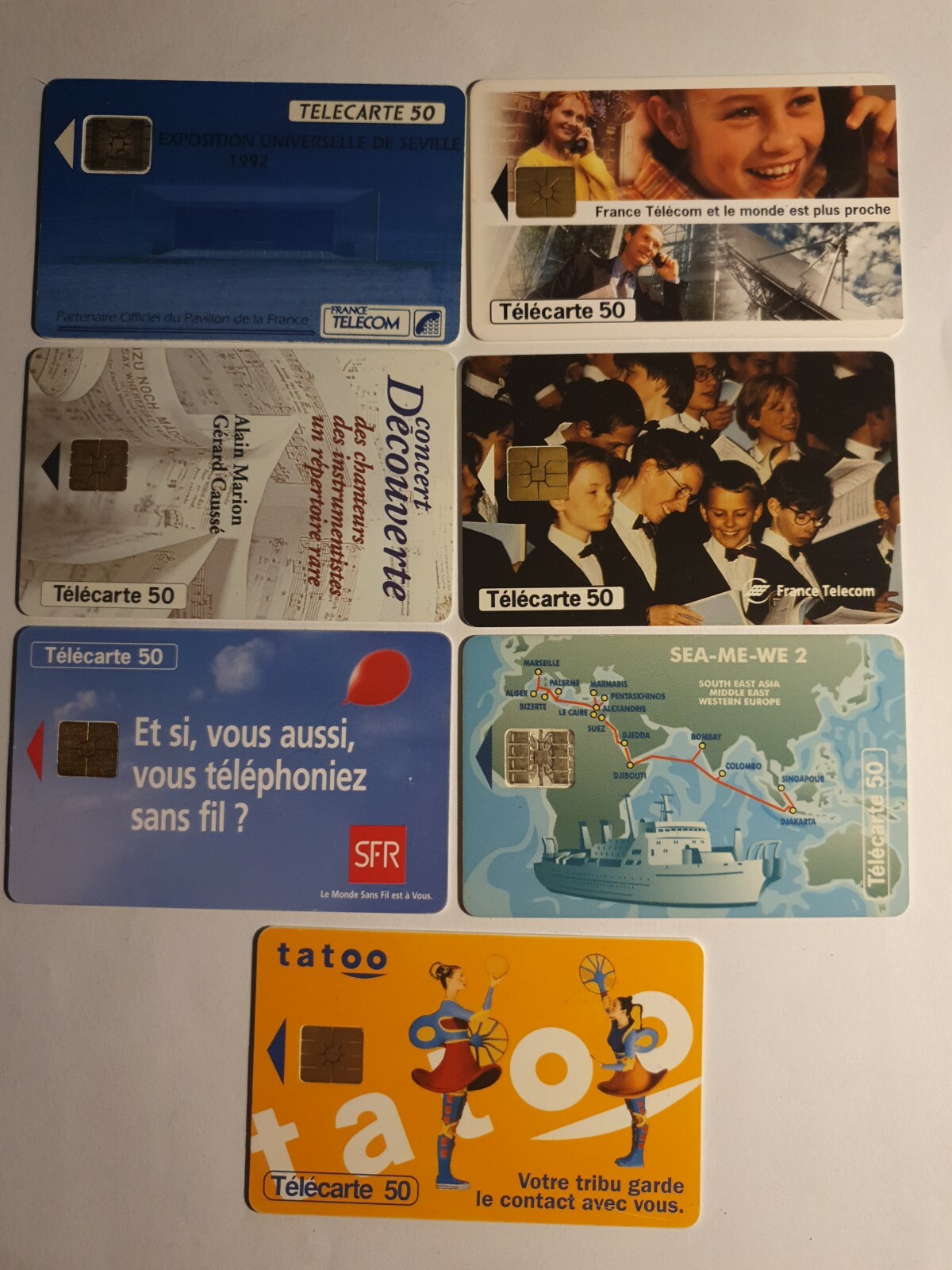Lot De 10 Télécartes France 50 Ou 120 U - Séries Côte Énorme à Voir