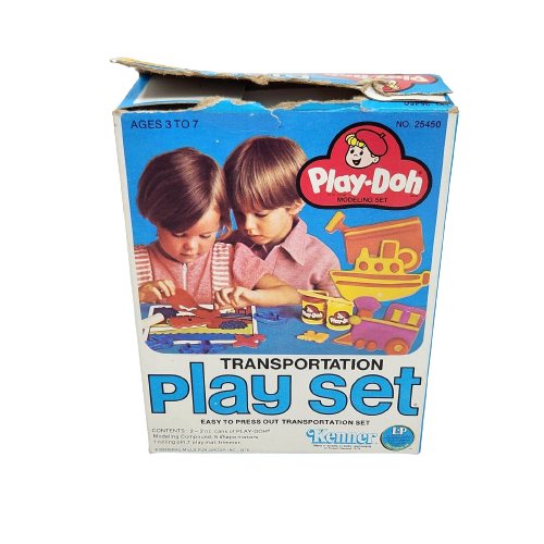 VINTAGE 1976 KENNER PLAY-DOH TRANSPORTATION SET IN BOX NEVER USED