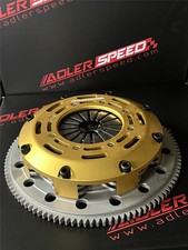 Racing Clutch Twin Disc Flywheel For Eclipse Talon Tsi Laser Rs 4g63 6 Bolt
