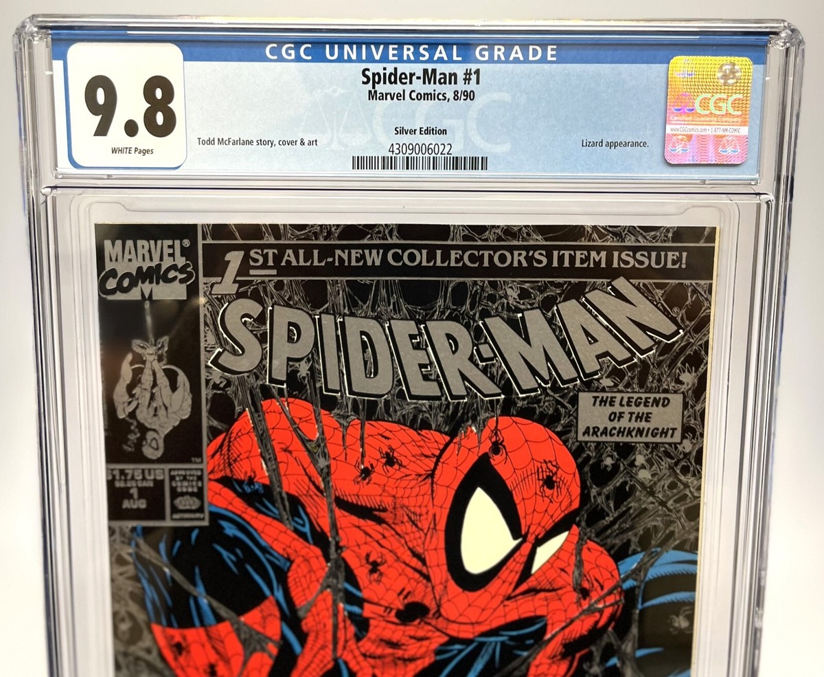 アメコミリーフ Spider-Man #1 (1990) CGC 9.8 Spider-Man #1 CGC 9.8 Gold! Silver! Green! 1990 Todd