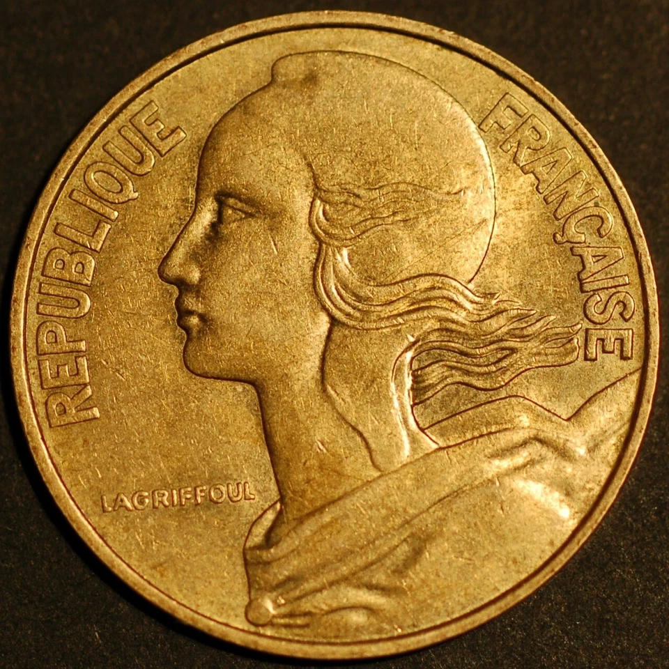 France 20 Centimes 1984 KM# 930 - Image 2 of 2