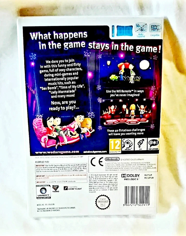 We Dare: Flirty Fun For All (2011) | Nintendo Wii | Nintendo | Ubisoft | Wii - Image 4 of 4