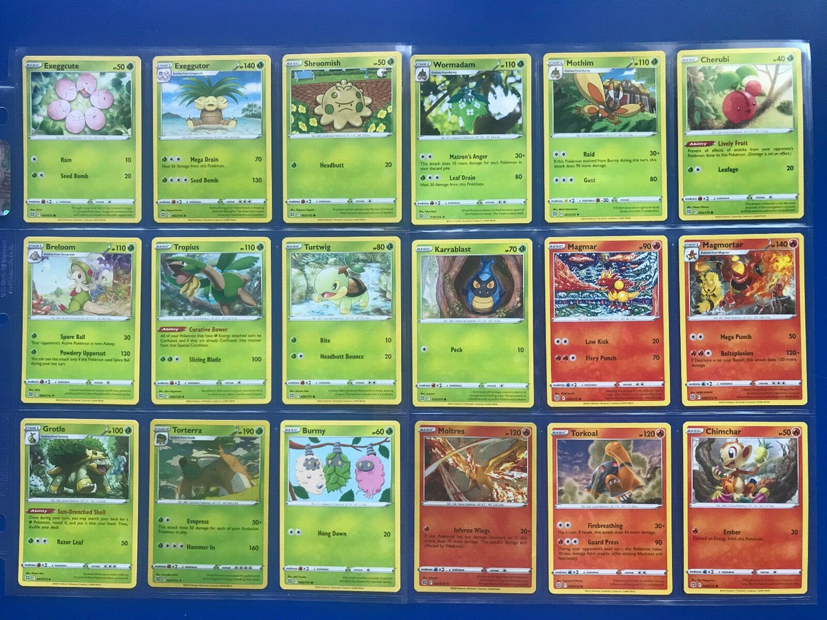 POKEMON BRILLIANT STARS x133 COMPLETE C/UNC/RARE/HOLO RARE/ENERGY CARD SET  NM/M | eBay