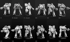 MAD-IIC Marauder IIC Alt Mech For Battletech  Miniatures PMW 12 Vers!