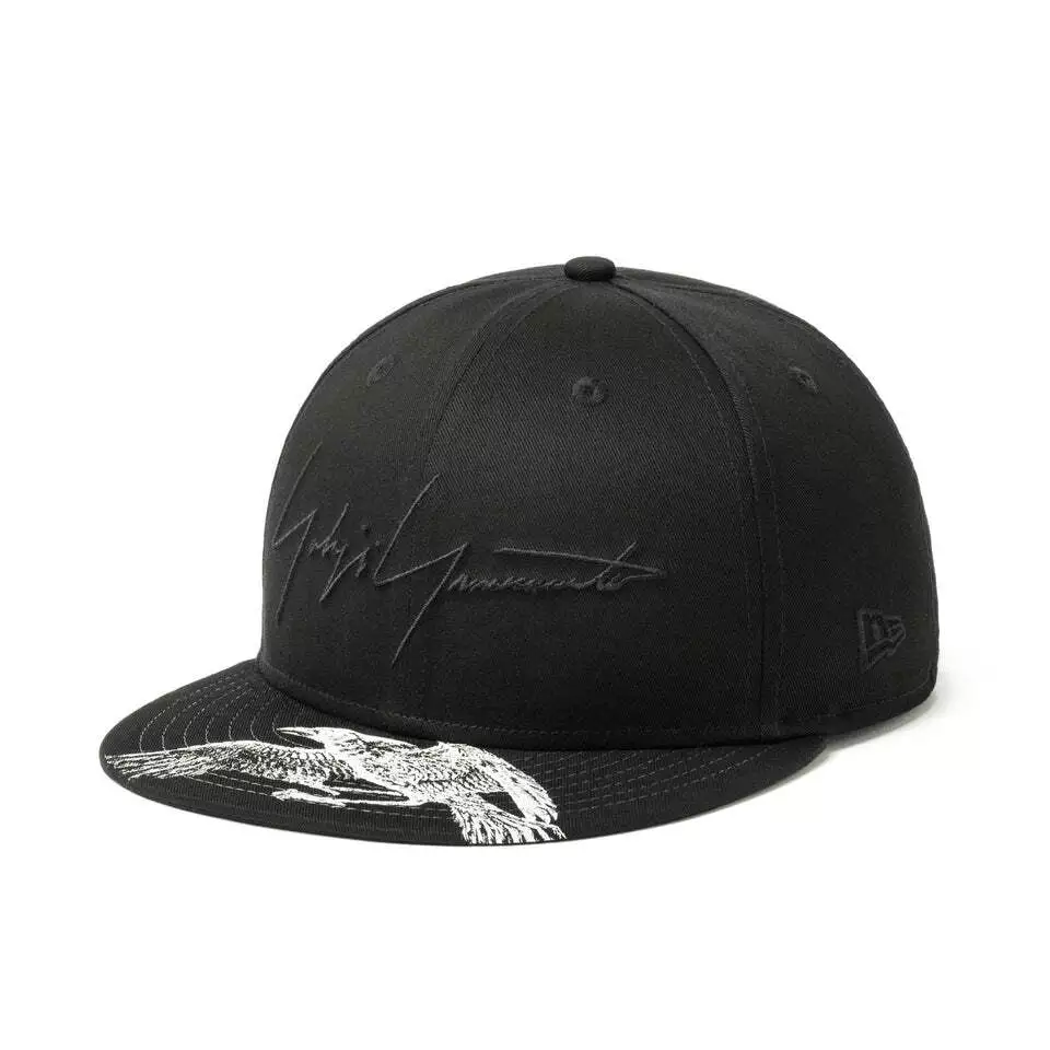 New Era × Yohji Yamamoto limited Collabo Cap 59FIFTY SS22 CROW Signature  Logo