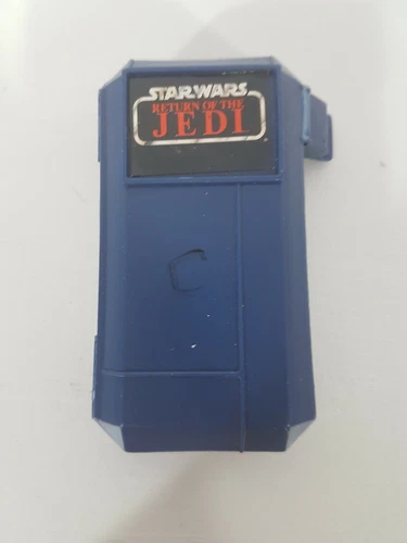 Vintage 1983 Star Wars Return Of The Jedi Accessories Blue Weapons Case 3.75"