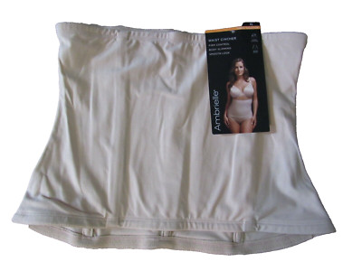 Ambrielle XL Firm Control Waist Cincher 129-3010 Beige NWT 