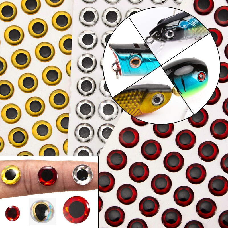 3D Fishing Lure Eyes Fish Eyes Artificial Fish Eyes DIY Eyes Sticker 3-6mm 100Pc | eBay 3D Fishing Lure Eyes Fish Eyes Artificial Fish Eyes DIY Eyes Sticker 3-6mm 100Pc | eBay