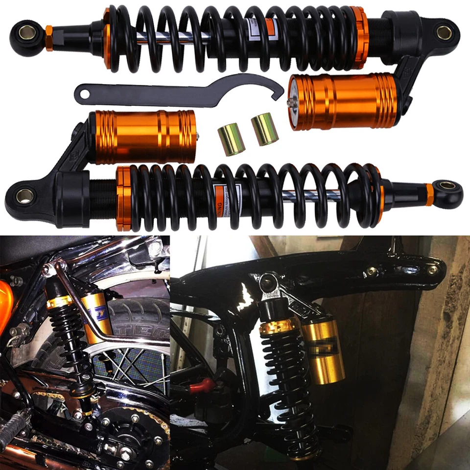 Amortiguador de aire ATV de 15 3/4" 400 mm para Yamaha Banshee YFZ 450 Raptor 700 660R Foto 2 de 4