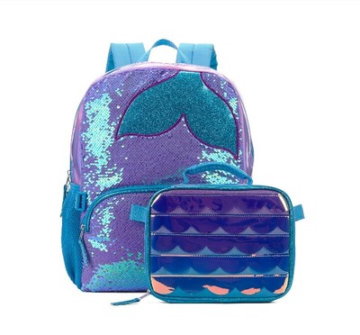 girls iridescent backpack