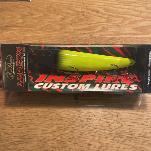EverGreen Big Pencil Bait Amazon Black Head Chart Rare 43g 160mm from Japan Neu - Bild 19 von 24