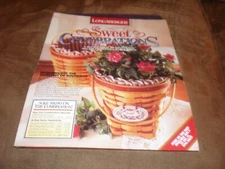 Longaberger November-December 1996 Sweetheart Inaugural Basket Flyer