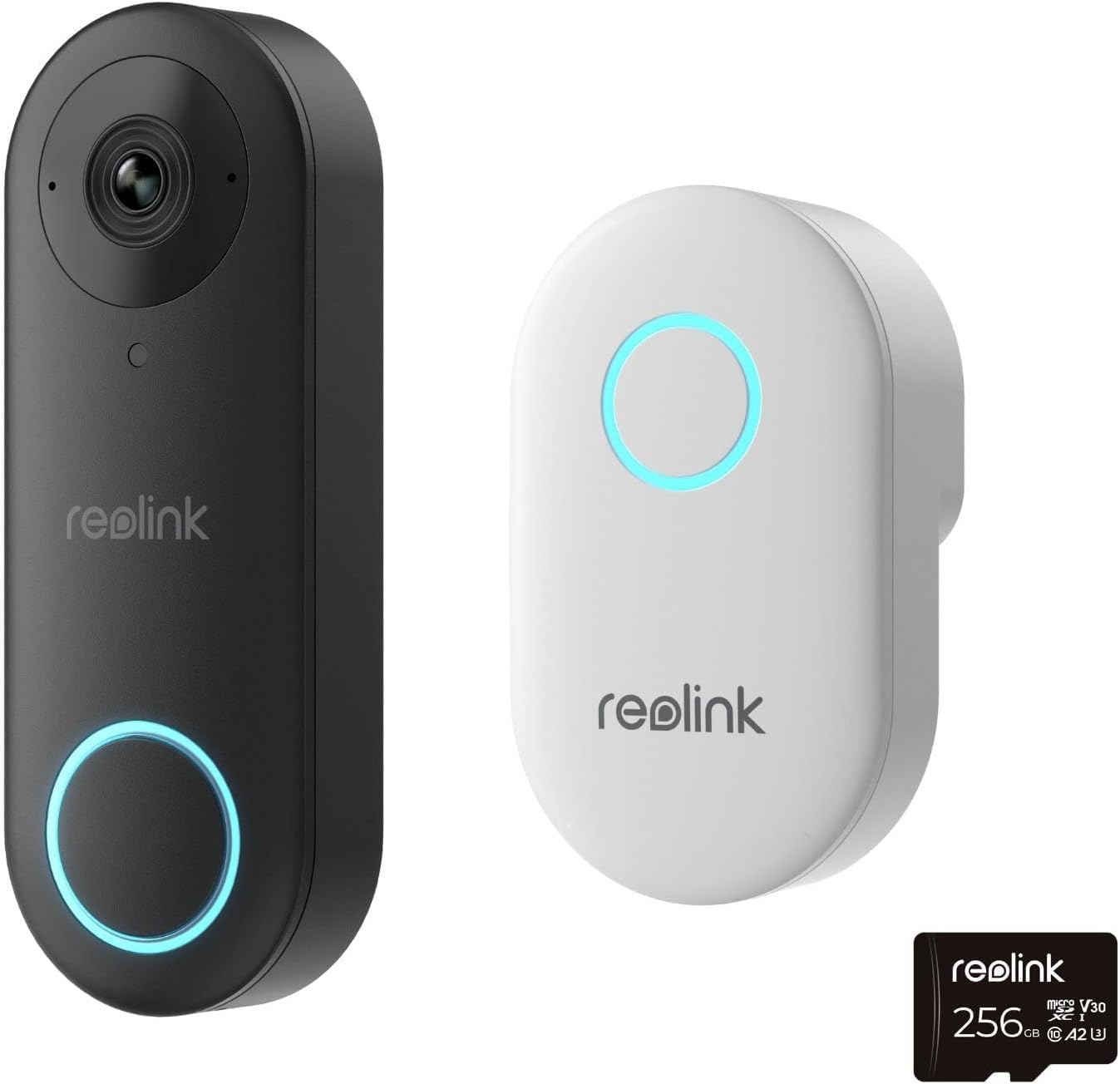 Video Doorbell Camera with 256GB Microsd Card Bundle, Wired Video Doorbell, 5Ghz-image