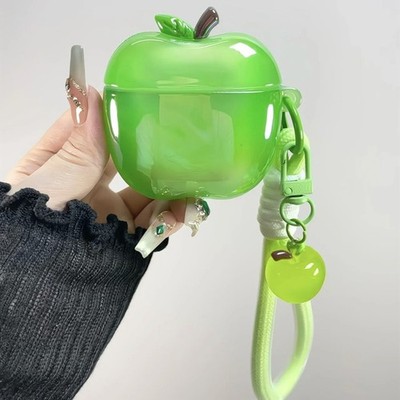Cute Apple Shaped Wireless Earbuds Case