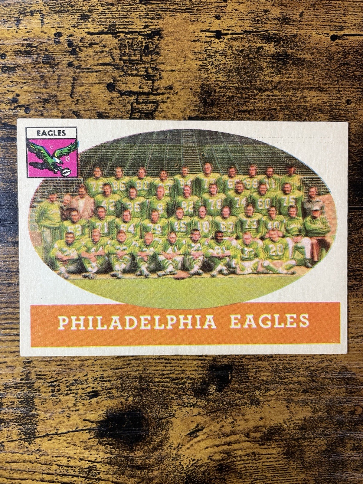 1958 Topps Football #109 Philadelphia Eagles