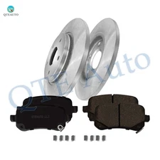 Rear 305mm Disc Brake Rotors-Ceramic Brake Pad For 2008-2011 Dodge Grand Caravan