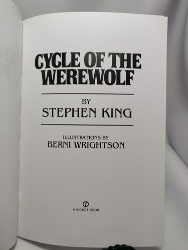 Cycle of the Werewolf by Stephen King 1st Signet Printing 1985 Paperback - Foto 3 di 4