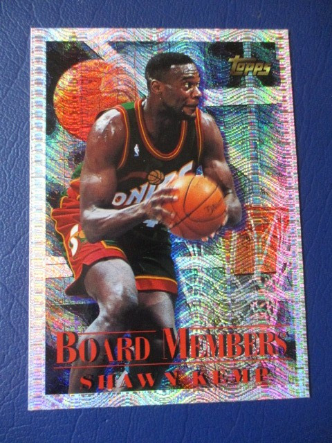 1996 Topps Seasons Best Board Members Shawn Kemp Card #10