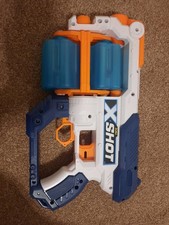 X-Shot Crusher Blaster with 12 Foam Darts Machine Gun Accessory