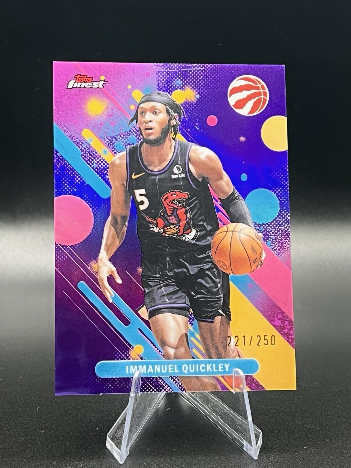 2025-26 Topps Finest - Common Immanuel Quickley #32 Purple Refractor /250