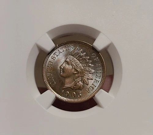 1905 Indian Head Cent Penny NGC MS65 BN