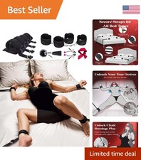 Ultimate BDSM Bed Restraint Kit for Safe Couples Exploration   Adjustable Gear