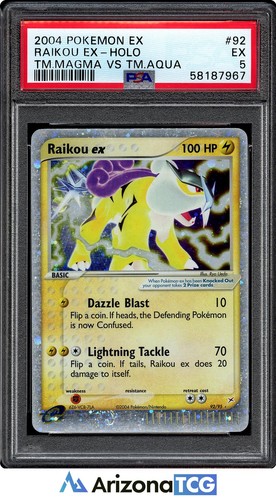 Raikou ex graded PSA 5 for sale on eBay