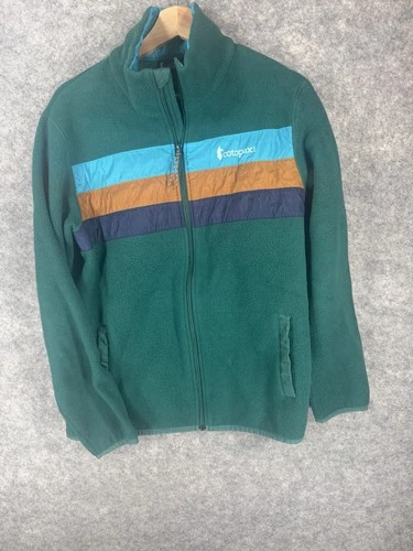 Cotopaxi Fleece Jacket Men’s Medium Green Colorblock Outdoors Teca Full Zip video thumbnail