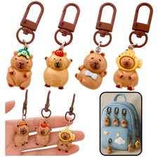 5905991080930 Zestaw Mini Breloczki Kapibara Figurki Ozdoby Do Kluczy 4 szt. LEA