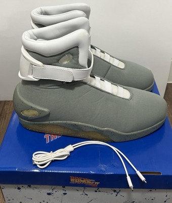 Universal Studios Back to the Future Air Mags Shoes Size 15 Used