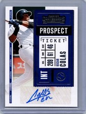 2020 Panini Contenders #PT2-OC Oscar Colas Prospect Ticket 2