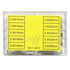 1.2mm Notched Tube 0.9mm Capsa Pin Watch Band Strap Pin Bar Assortment 10-28mm