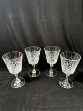 Cristal D'Arques Durand Chantilly Taille Beaugency 5.5” Cordial Glasses Set of 4