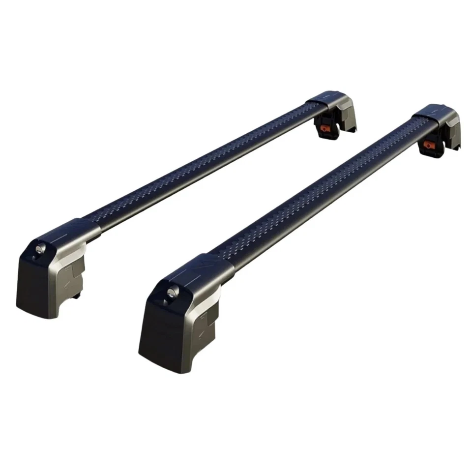 Roof Racks for Volvo V90 Cross Country (2017-2025) Lockable Crossbars - Black Foto 2 de 4