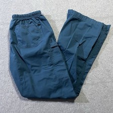 WonderWink WonderFLEX Grace Flare Cargo Scrub Pants Women's XS Teal 5308